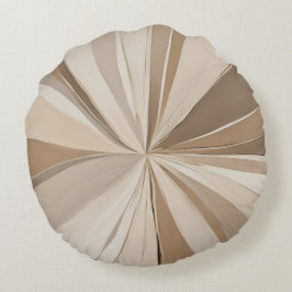 Almofada Redonda Café Taupe AI art