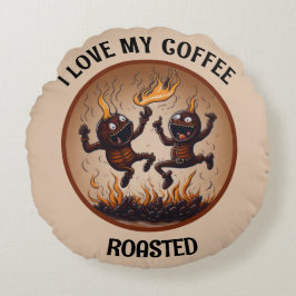 Almofada Redonda Café torrado
