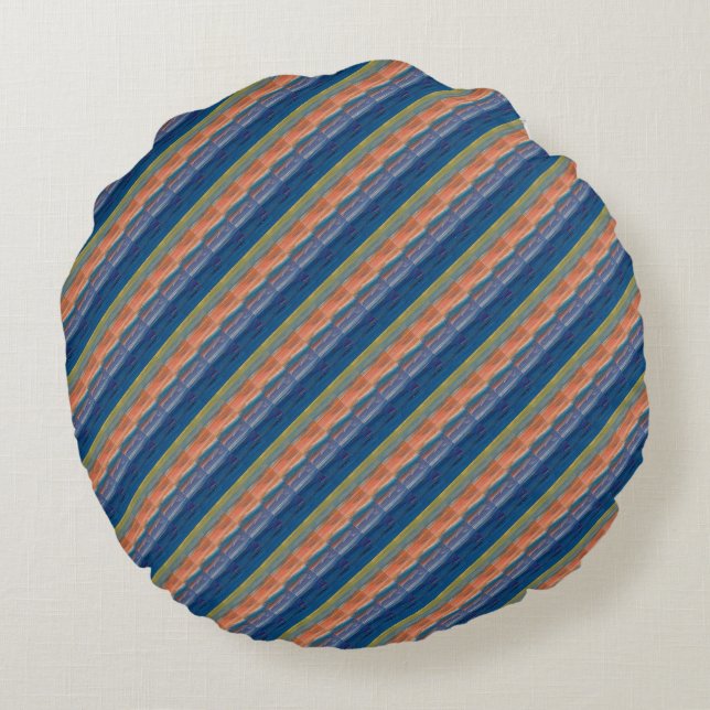 Almofada Redonda Cairo Striped (Verso)
