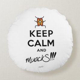 Almofada Redonda Calma e muack!