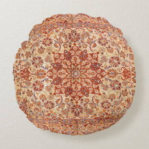 Almofada Redonda Cam-Blush Tan de Creme Sem Fio na Pérsia