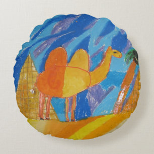 Almofada Redonda Camel Art by Kids