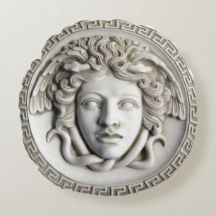 Almofada Redonda Cameo Medusa