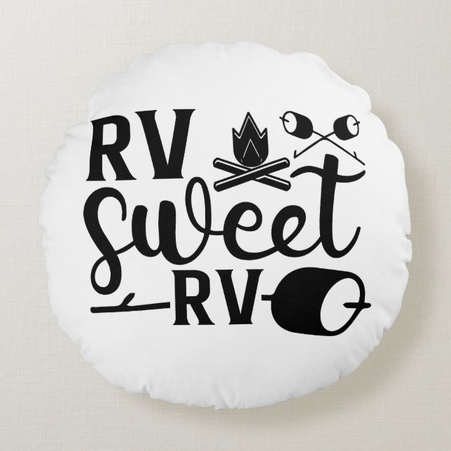 Almofada Redonda Campanha RV Sweet COR PERSONALIZADA (Frente)