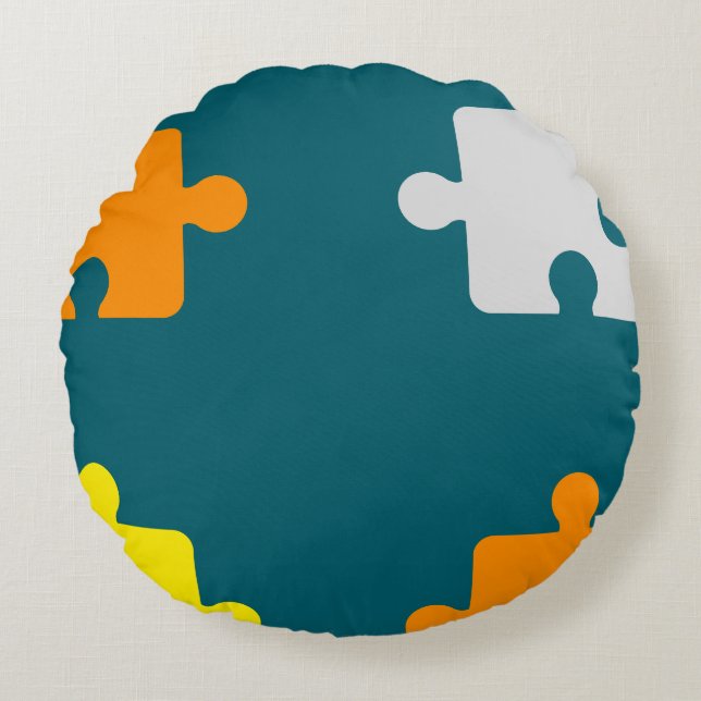 Almofada Redonda Capa de telefone (Frente)