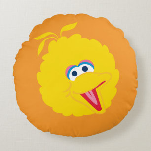 Almofada Redonda Cara de Pássaro Grande