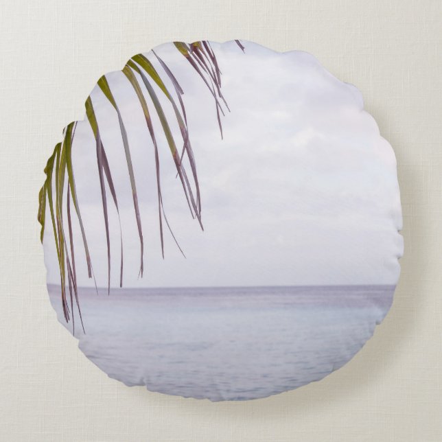 Almofada Redonda Caribe Palm 5 do Sol (Frente)