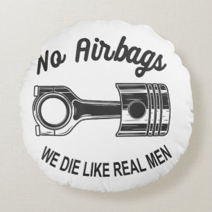 Almofada Redonda Carro Esportivo De Corrida Mens - Morremos L