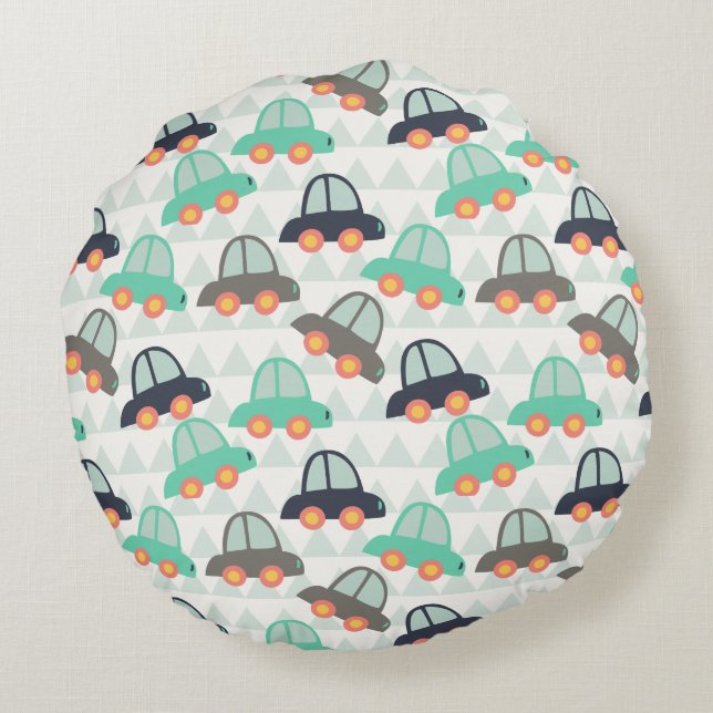 Almofada Redonda Carros e mais carros (Verso)
