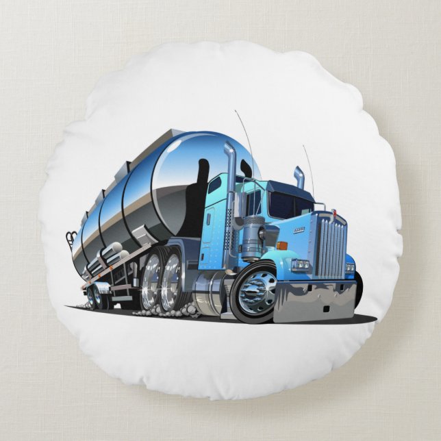 Almofada Redonda Cartoon fuel (Frente)