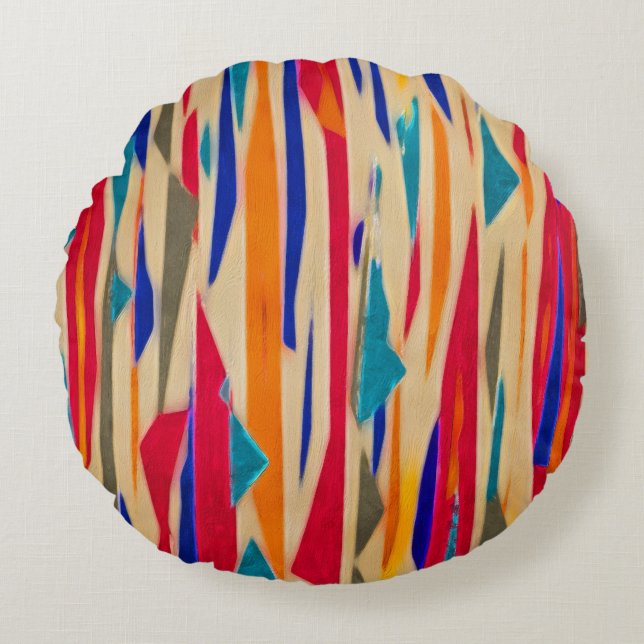 Almofada Redonda Cartoon Lines Round Pillow (Frente)