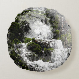 Almofada Redonda Cascata de inverno......
