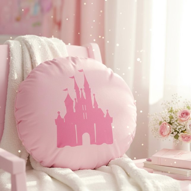 Almofada Redonda Castle Round Pillow (Criador carregado)