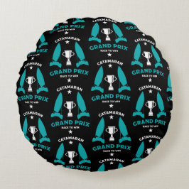 Almofada Redonda Catermaran Hydrofoil Sailboat Racing