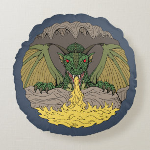 Almofada Redonda Cavern Dragon 2016