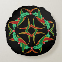Celtic Christmas Holly Wreath