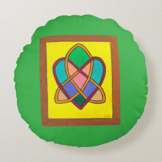 Almofada Redonda Celtic Love Knot round cushion