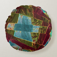 Cera esculpida castanha e azul com aspecto esculpi