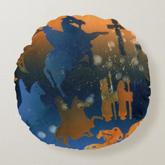 Almofada Redonda Cerimónia Pictish (Frente)