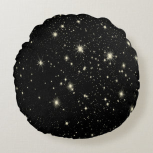 Almofada Redonda Céu estrelado das estrelas da noite