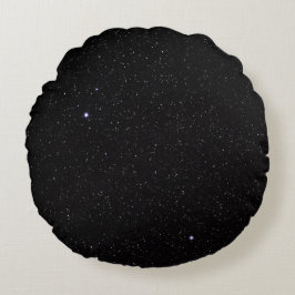 Almofada Redonda Céu noturno com estrelas
