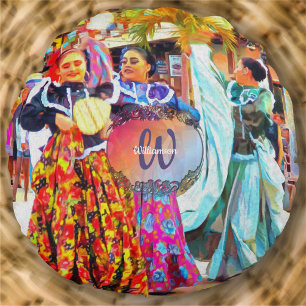Almofada Redonda Ceviche (Dancers) no Festival Mexicano 2549