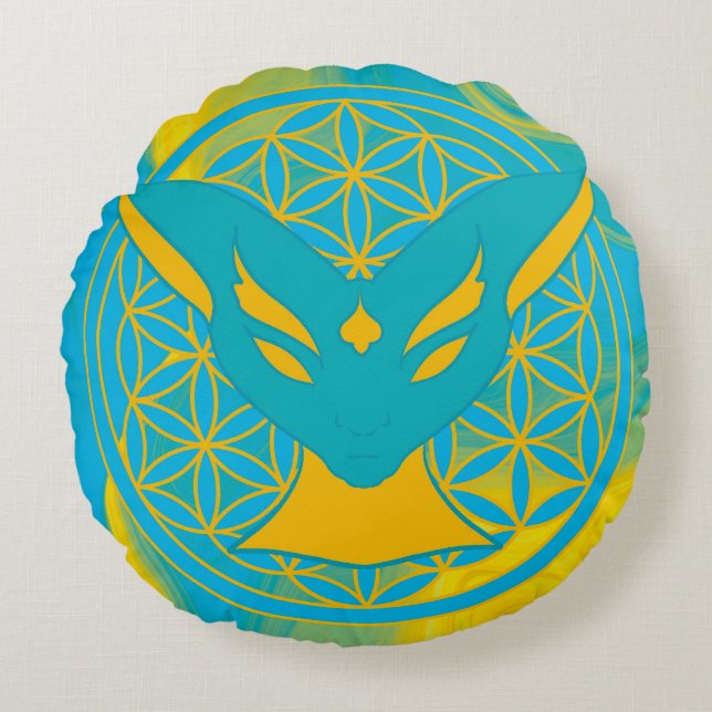 Almofada Redonda Chamalion Looli (Frente)