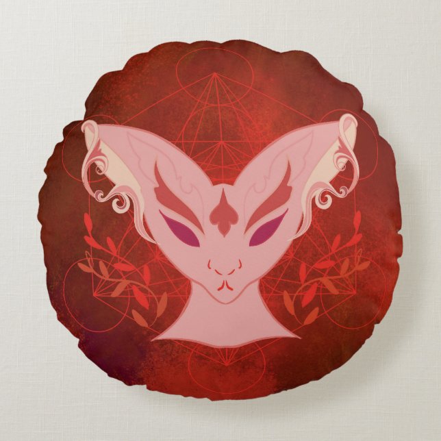 Almofada Redonda Chamalion Poopi (Frente)