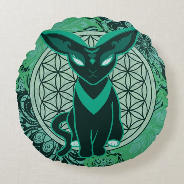 Almofada Redonda Chamalion Verpy (Frente)