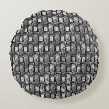 Chapas retangulares em cinzas, gravadas e manchada