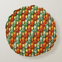 Chapas retangulares em laranja verde esmeriladas e