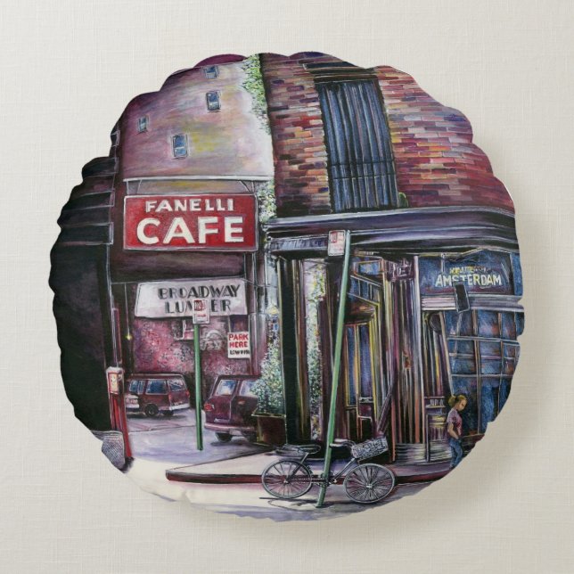 Almofada Redonda Charm, Nova Iorque, Soho, Nova Iorque (Frente)