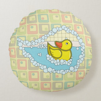 Almofada Redonda Chaucer, Travesseiro redondo de pato de borracha