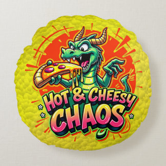 Almofada Redonda Cheesy Dragon Delight