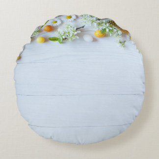 Almofada Redonda Cheiro de Cereja páscoa: Ovos Amarelos.