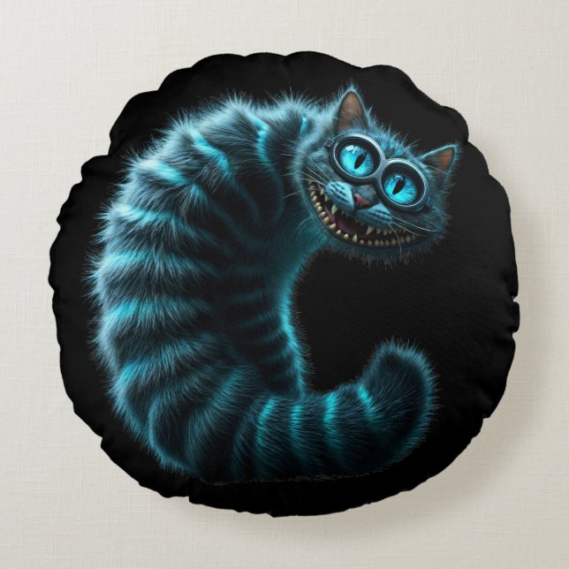 Almofada Redonda Cheshire Cat (Frente)