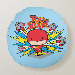 Almofada Redonda Chibi Flash - Foguetes Insurdos