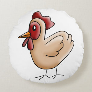 Almofada Redonda Chiken