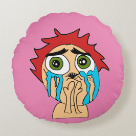 Almofada Redonda chore por amor