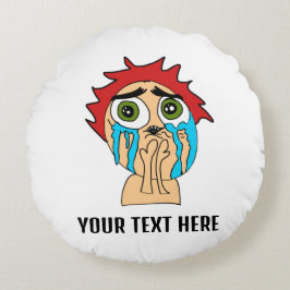 Almofada Redonda chore por amor