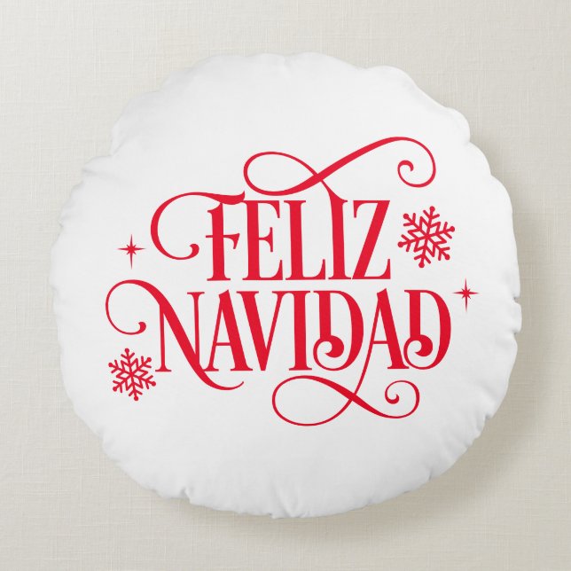 Almofada Redonda Christmas  (Frente)