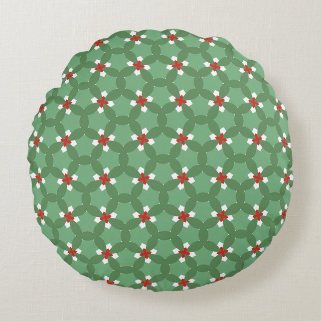 Almofada Redonda Christmas decor pillow (Frente)