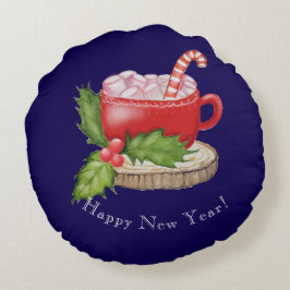 Almofada Redonda Christmas Fairytale House