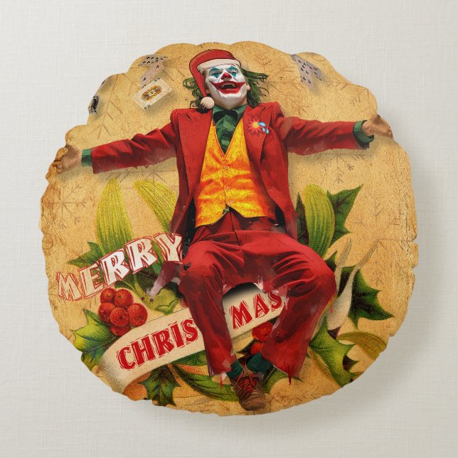 Almofada Redonda Christmas Joke (Frente)