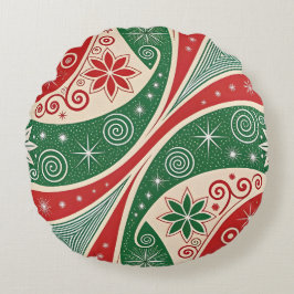Almofada Redonda Christmas Vibes