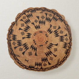 Almofada Redonda Chumash Native Art