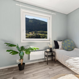 Almofada Redonda Cinza de folhas verdes amarelas