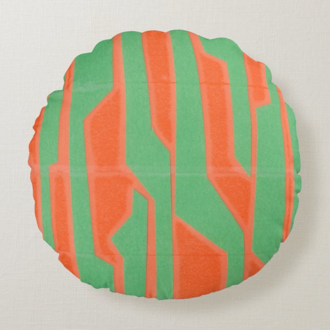 Almofada Redonda Circuito Moderno I (Frente)