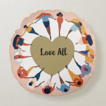 Círculo de Travesseiro decorativo do Amor