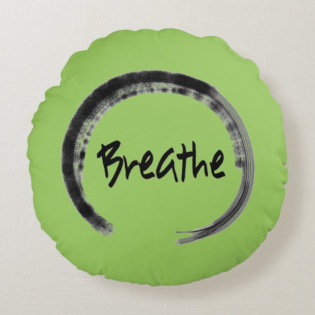 Almofada Redonda Círculo Zen - Yoga - Travesseiro de Meditação (Frente)